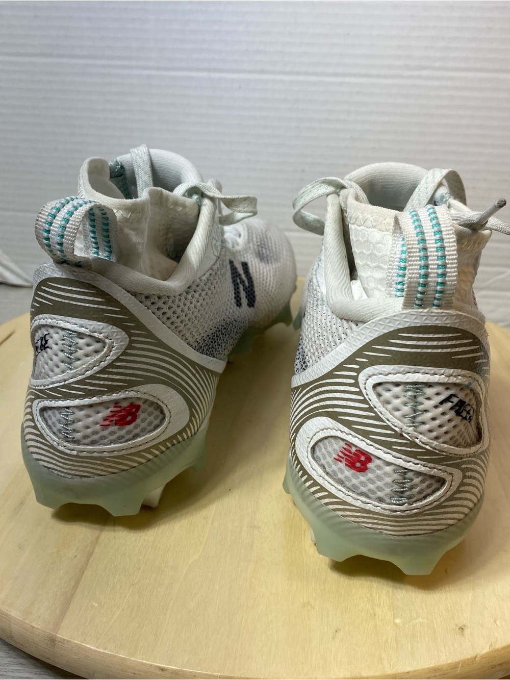 New Balance Freeze LX v5 Lacrosse Cleats White Silver FREEZWT5 Men’s Size 9.5 - Picture 6 of 10